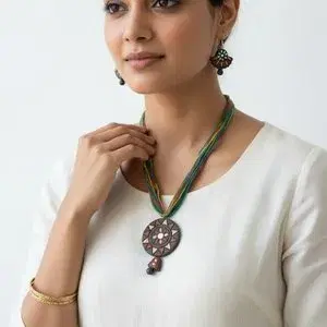 terracotta jewellery set
