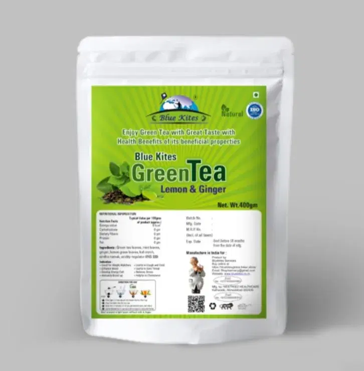 Blue Kites Green Tea Lemon & Ginger, 400g