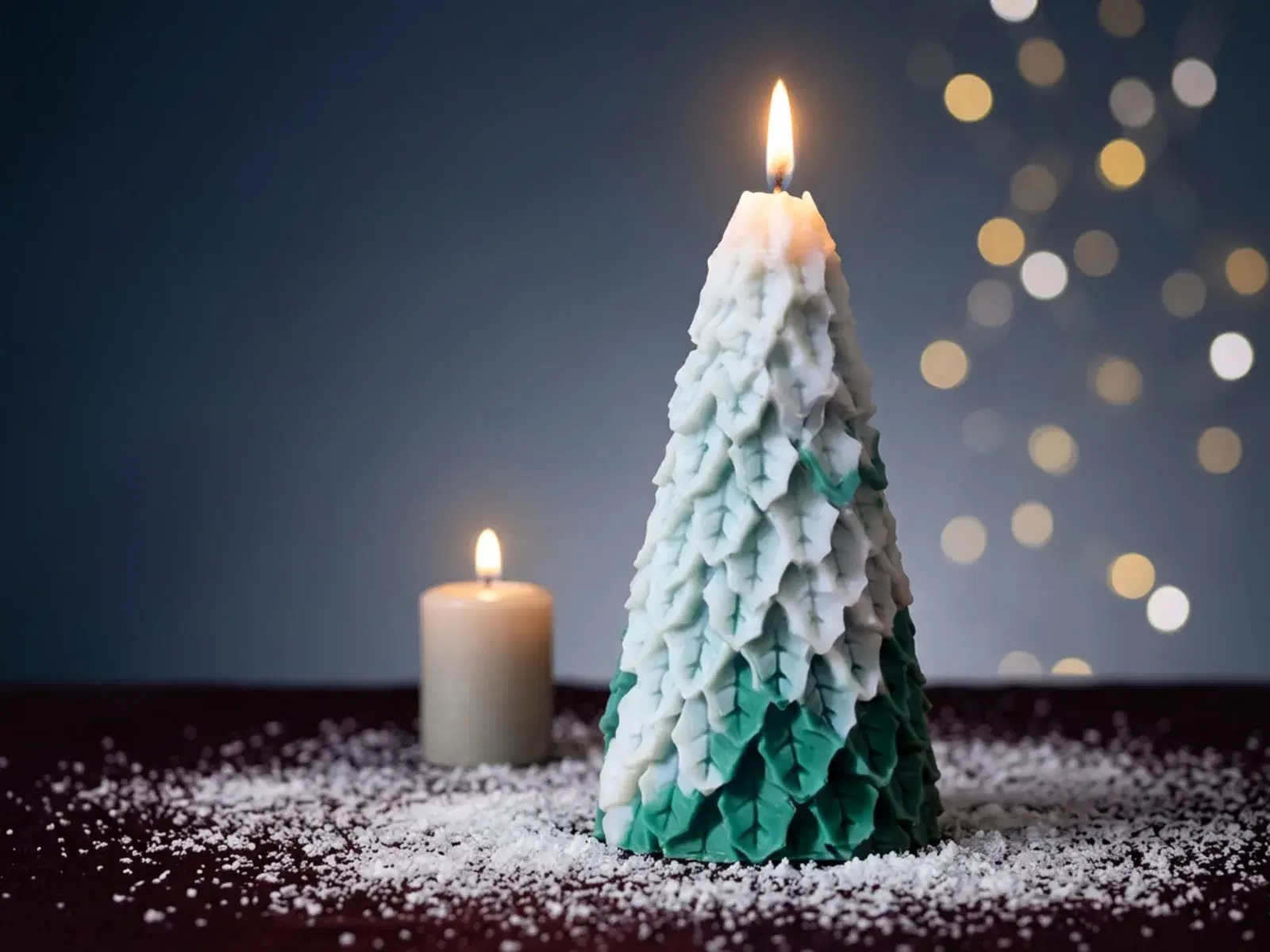 Handmade Christmas Tree Decorative fragmented Candle, Made with soya Wax