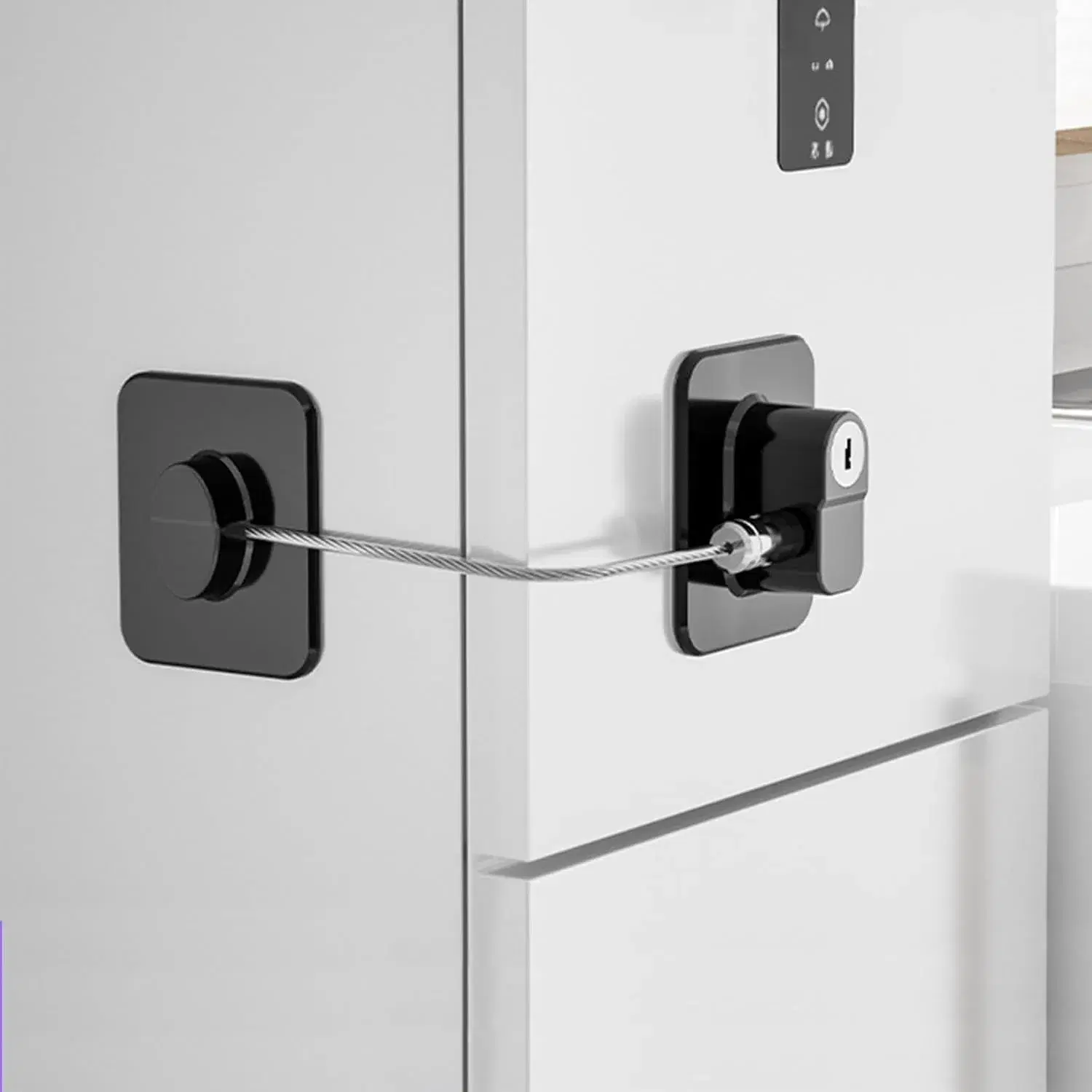 Child Safety Cabinet Lock with Steel Cable