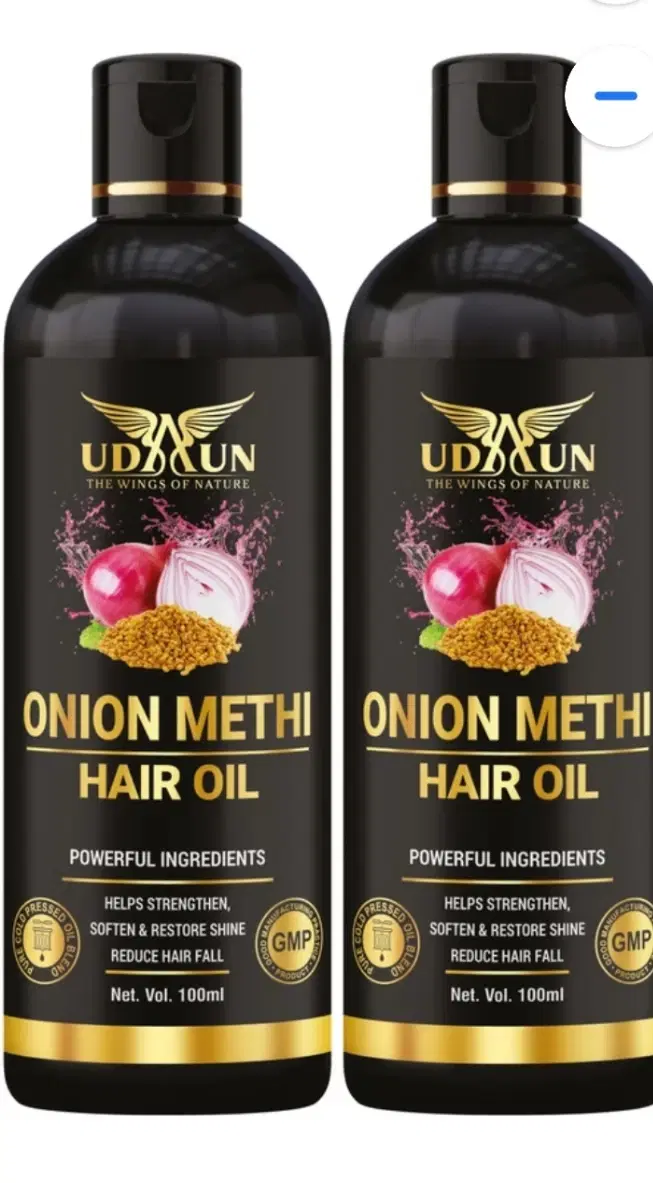 Udaxun Onion Methi Hair Oil Pack of 2