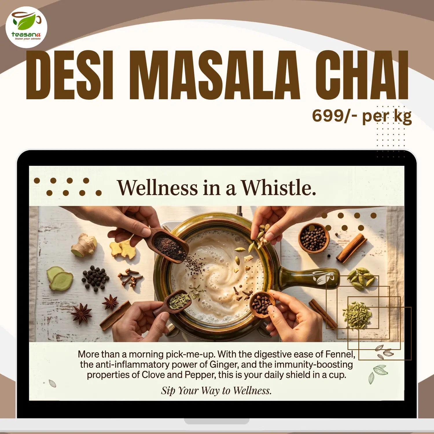 Teasana Desi Masala Chai