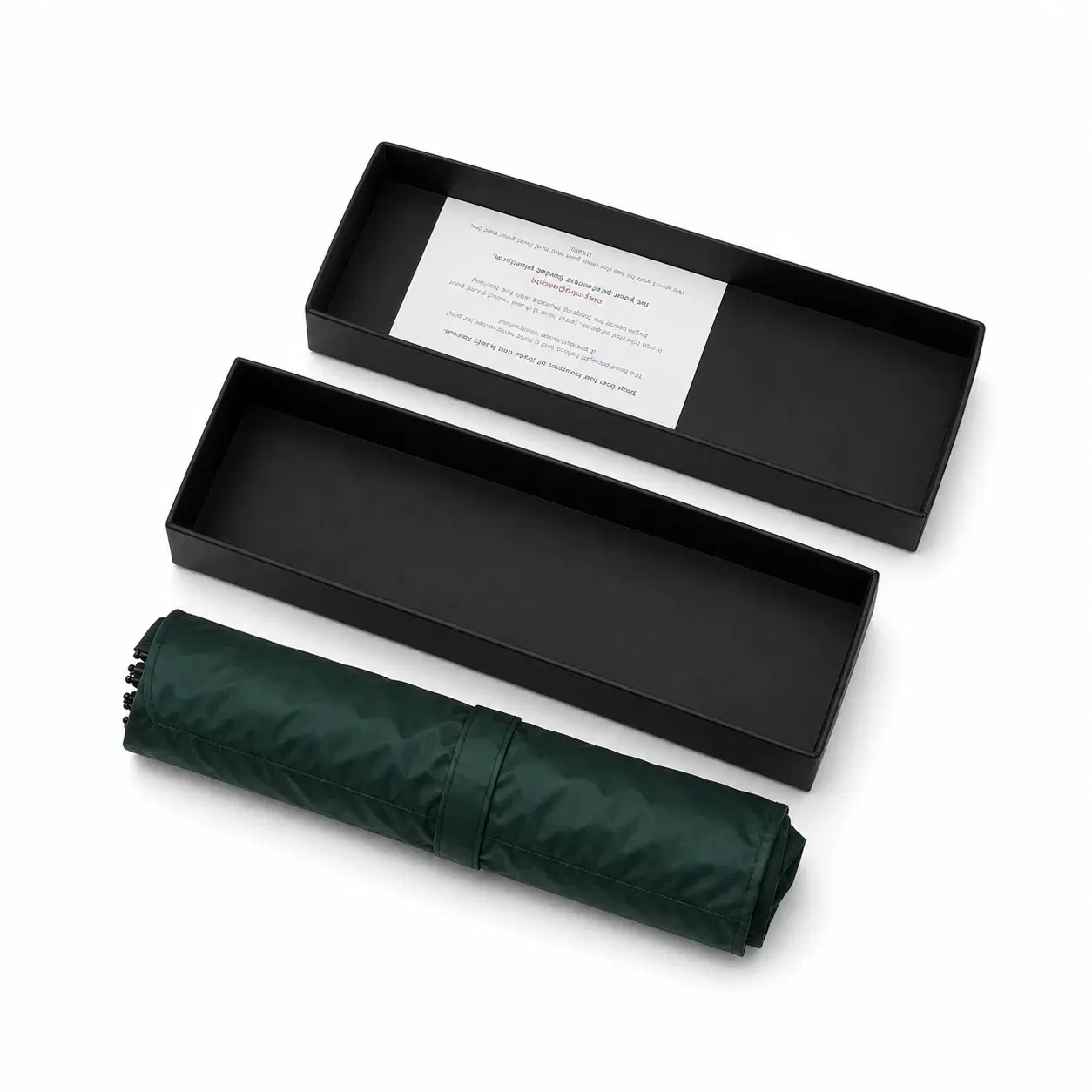 Compact Foldable Travel Umbrella with Storage Box