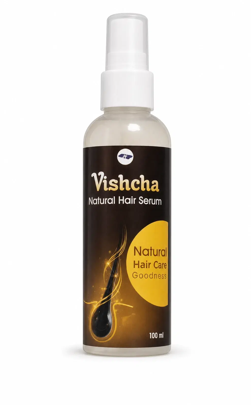 Vishcha Natural Hair Serum for Hair Care Support 100 ml