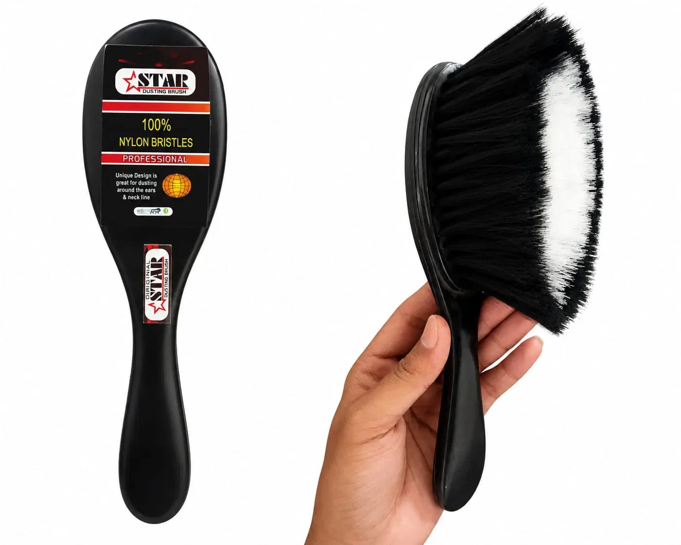 Professional Nylon Bristle Dusting Brush