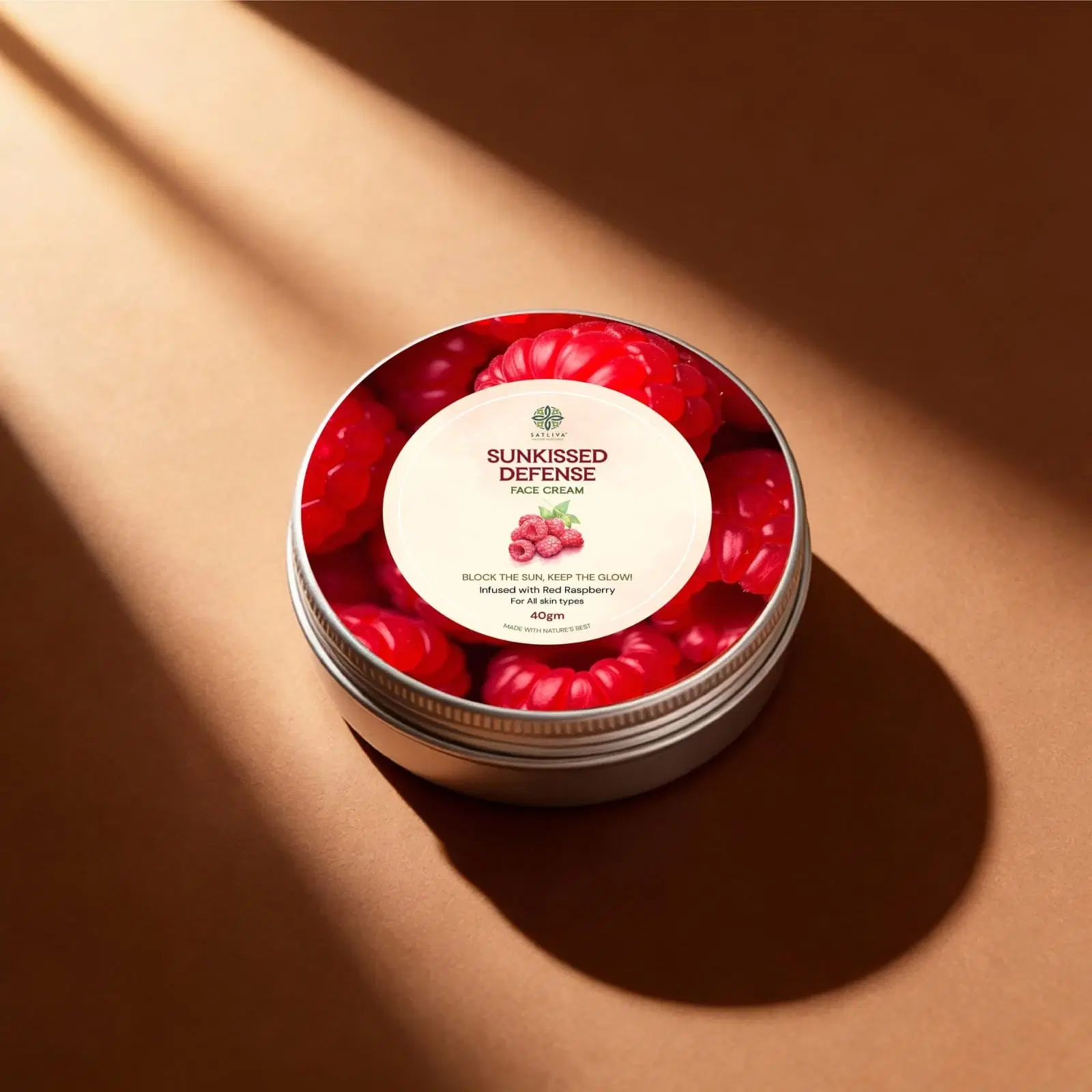 Satliva Sunkissed Defense Face Cream with Red Raspberry 40g