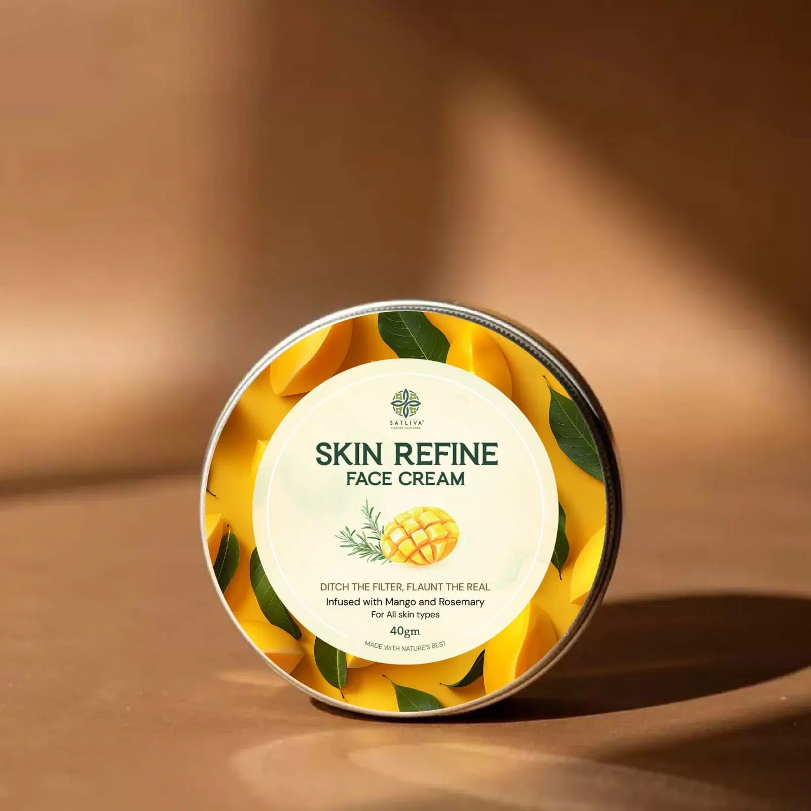 Satliva Skin Refine Face Cream with Mango & Rosemary 40g