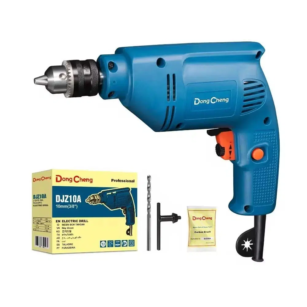 Generic 10mm Electric Drill Machine with Chuck Key and Accessories