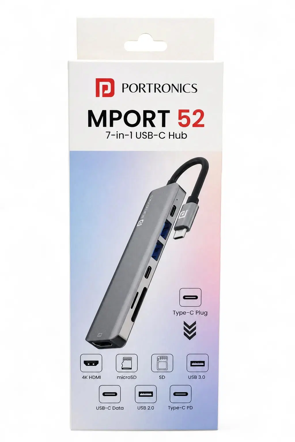 Portronics Mport 52 7-in-1 USB-C Hub