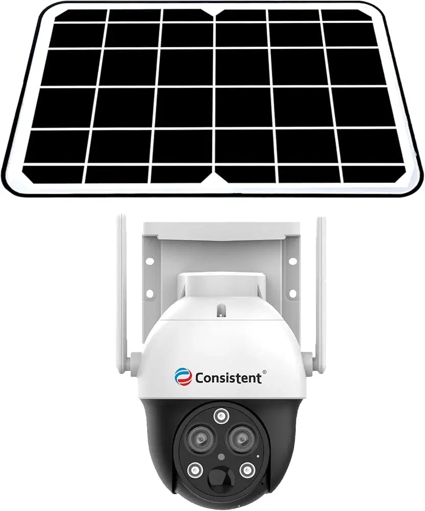Consistent Solar Powered Outdoor Security Camera