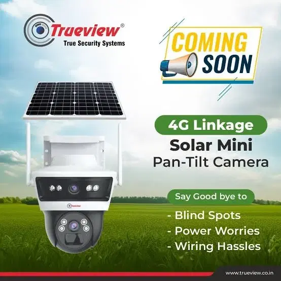 Trueview 4G Linkage Solar Mini Pan-Tilt Security Camera