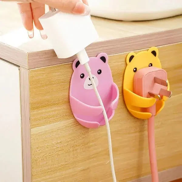 Bear Shape Cable safety Hooks Pack of 6