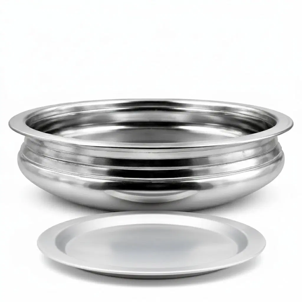 iINTELLIGENCEi Aluminium Uruli with Lid, 17 Size, 1 Qty