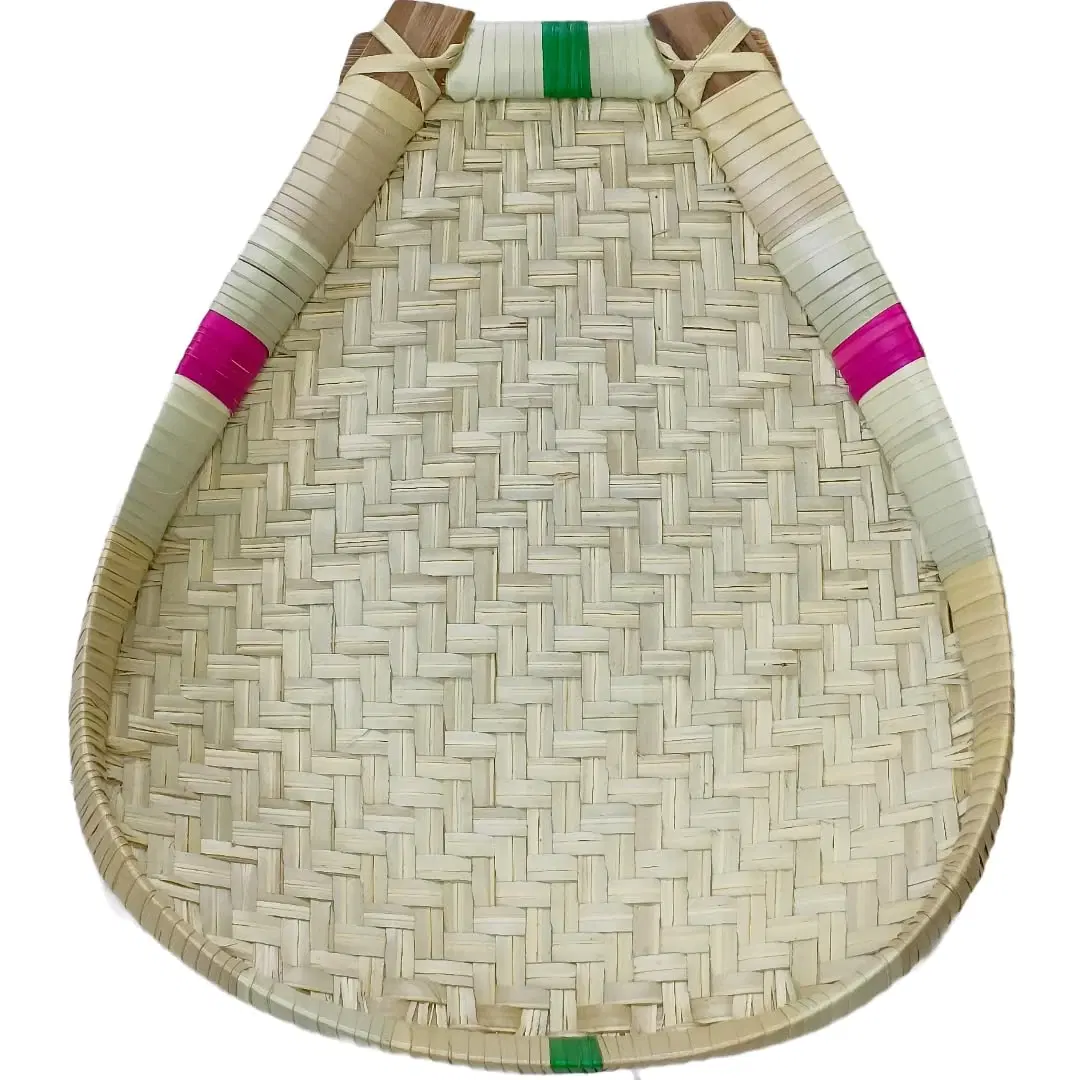 iINTELLIGENCEi Palm Leaf Sulavu Muram Winnowing Basket, 49x41 cm, 1 Qty