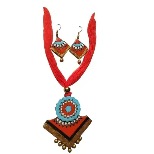 Handmade Terracotta Jewellery Set