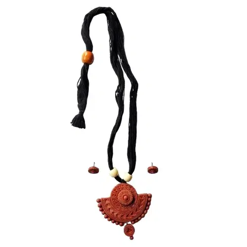 Teracotta Handcrafted Jewellery set women