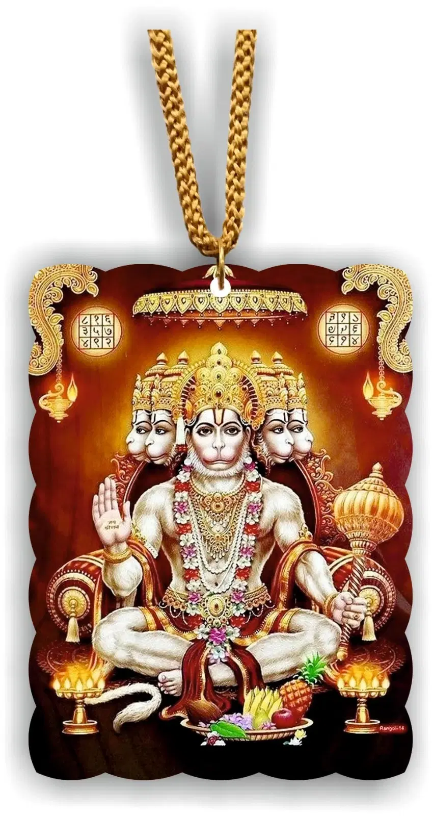 ARTEND car Rearview Mirror Ornament Hanuman car Decor Accessories