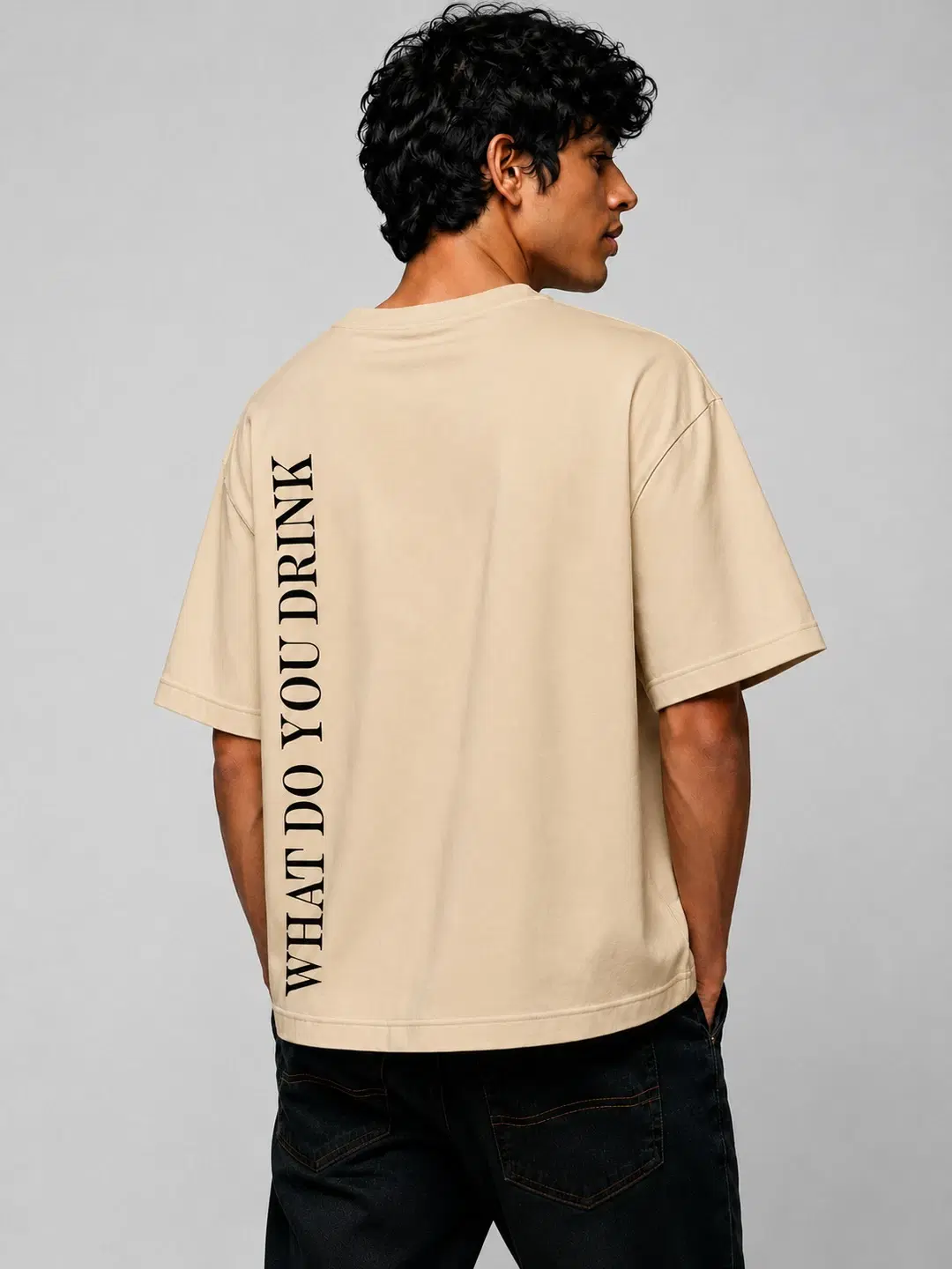 Poison Printed Round Neck Oversize Pre-customized Tshirt for Men