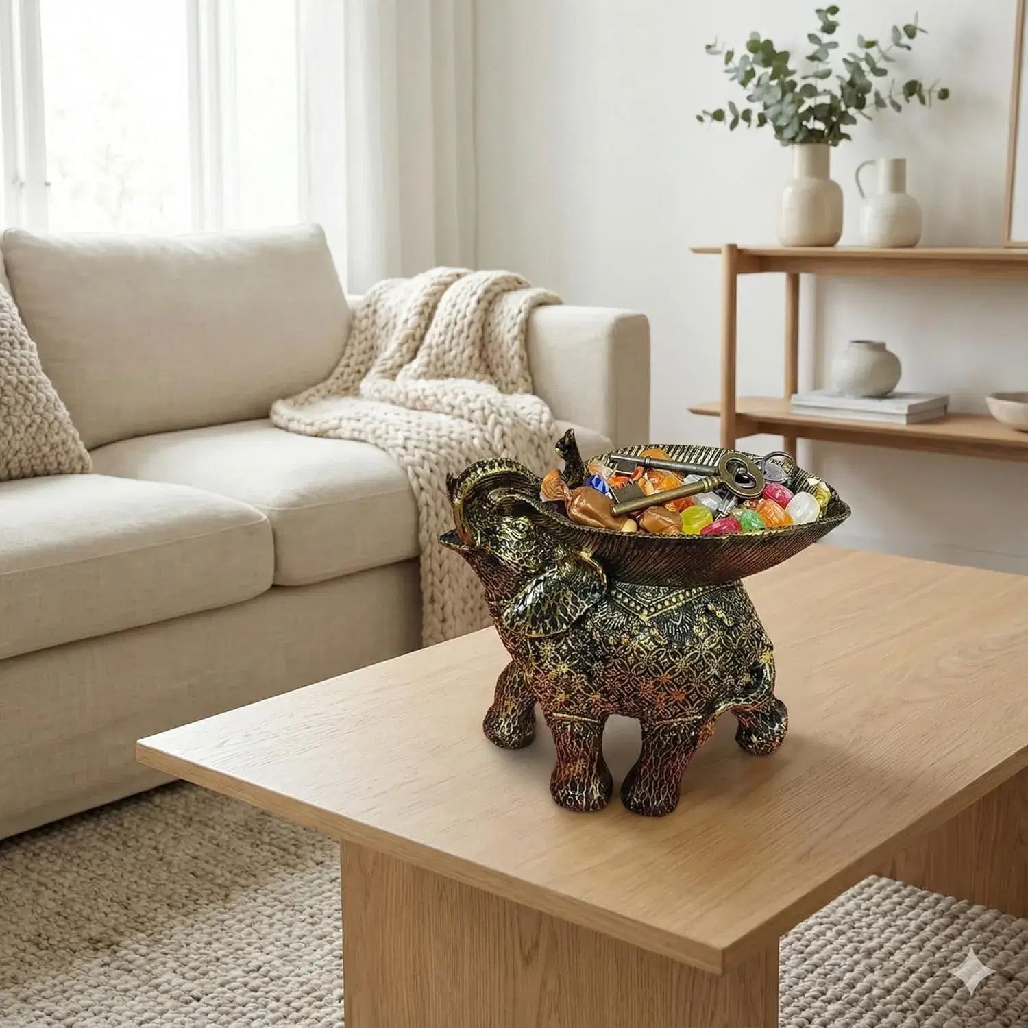 Vintage Elephant Candy Bowl