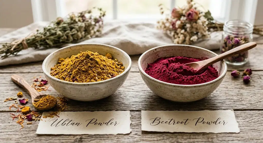 Divine Ethnics Beetroot Ubtan Face Pack Powder