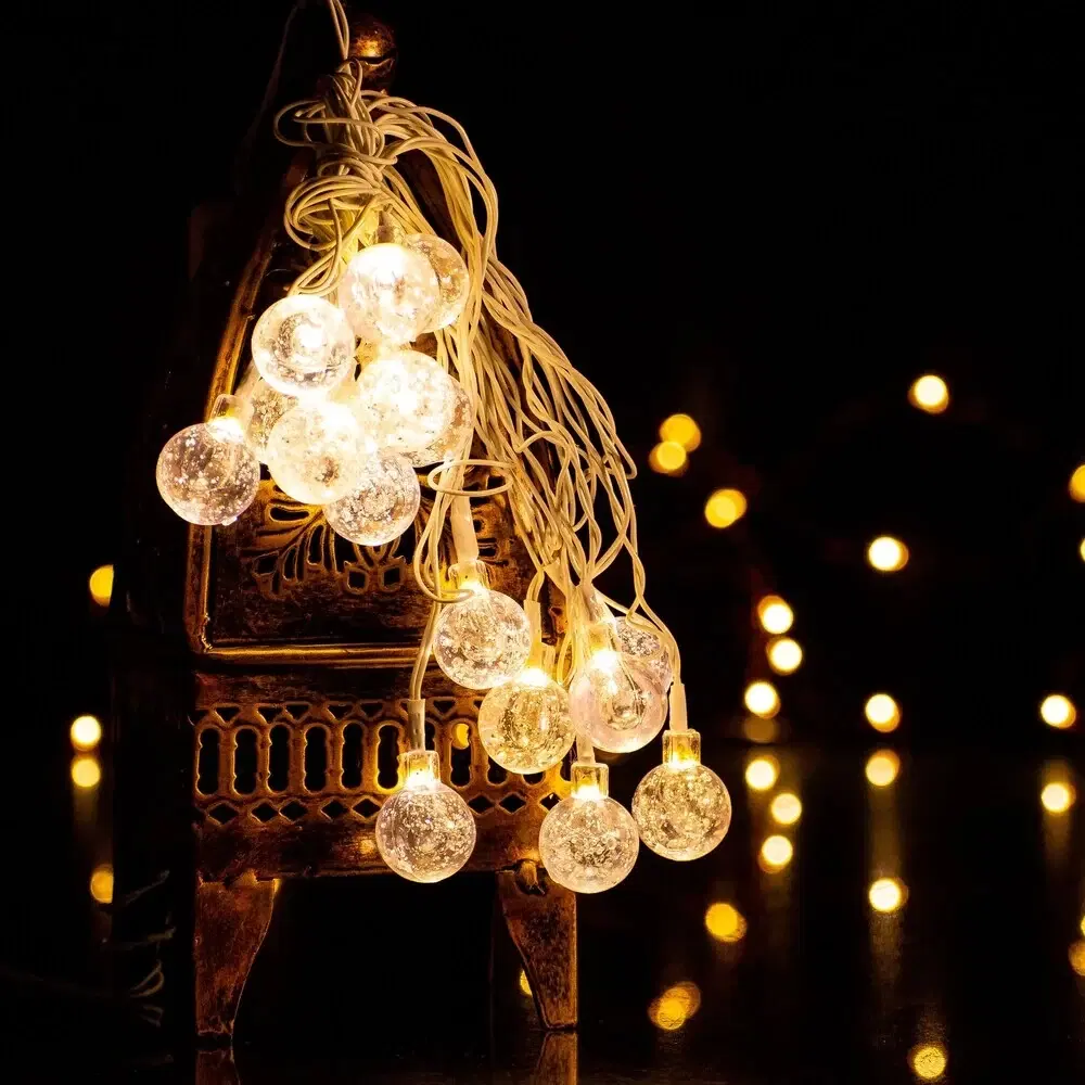 20 LED Bubble Ball Fairy Lights for Party and Festival Decor