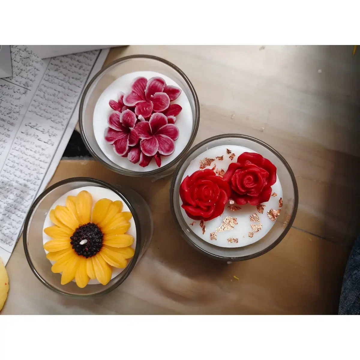 Sunflower Blossom Candle