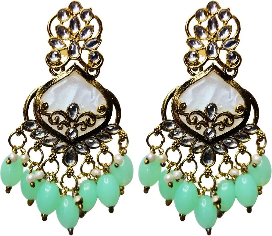 Tahaniya Vintage Chandelier Earrings Chandbali Earring