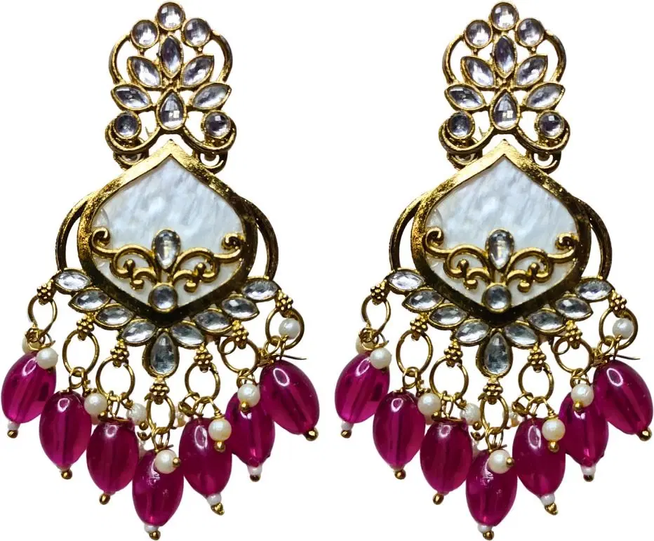 Tahaniya Vintage Chandelier Earrings Chandbali Earring