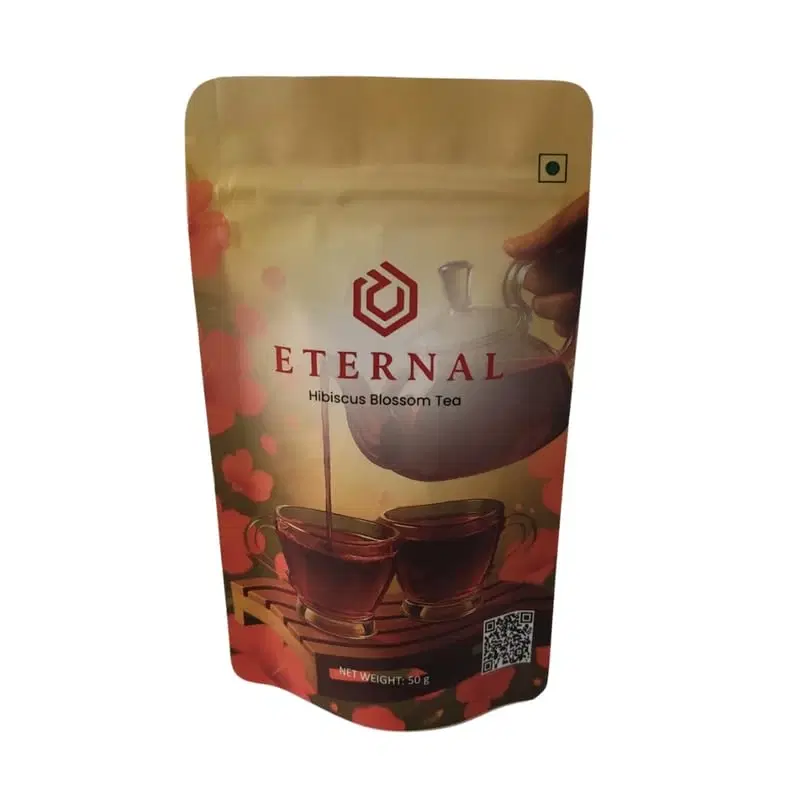 ETERNAL™corp Hibiscus Blossom Tea – Premium Herbal Red Tea | Rich in Antioxidants & Vitamin C | Refreshing Tart Flavour | Caffeine-Free Wellness Drink