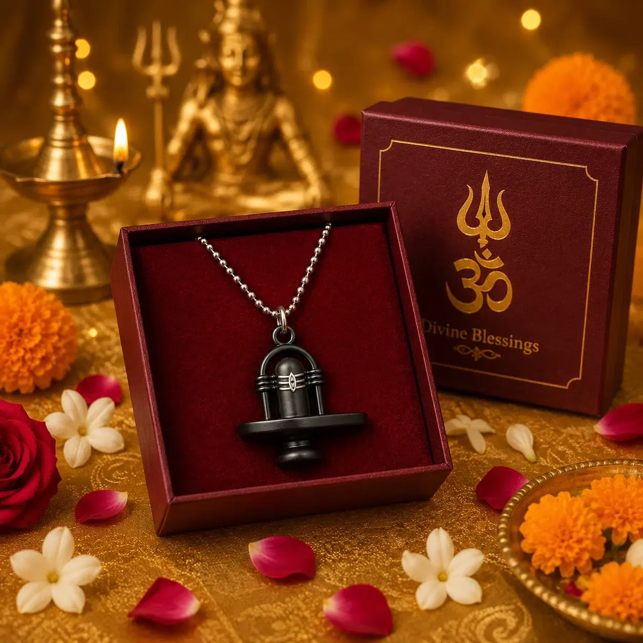 Gold Tone Pendant Necklace for Women