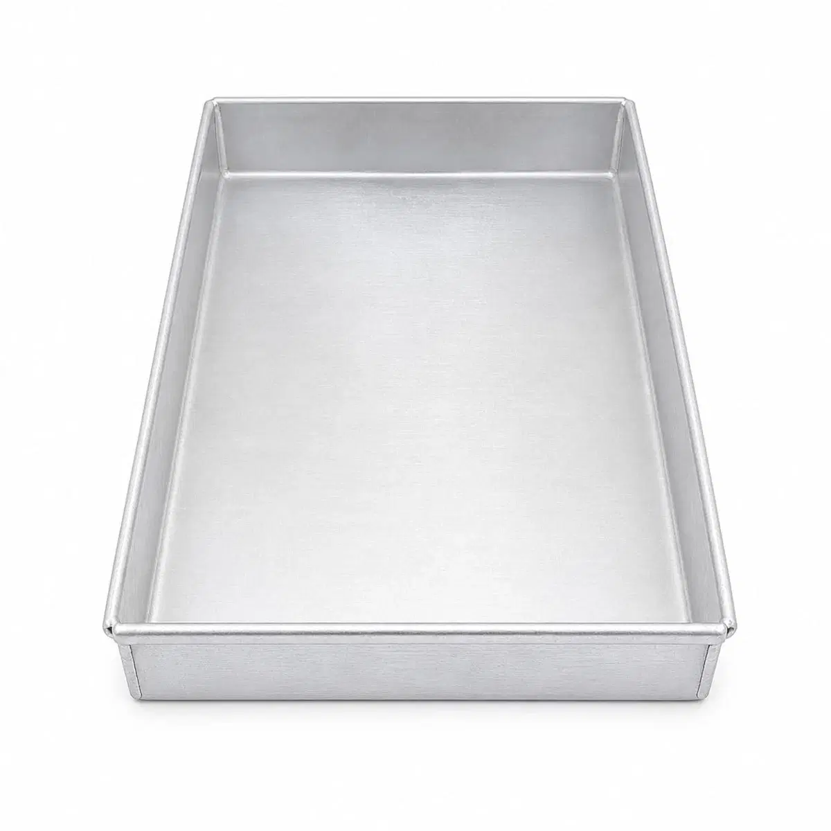 iINTELLIGENCEi Aluminium Rectangular Cake Tray, 31 x 21 x 5 cm, 1 Qty