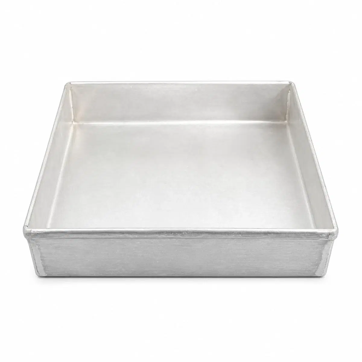 iINTELLIGENCEi Aluminium Square Cake Tray, 26 x 26 x 5 cm, 1 Qty
