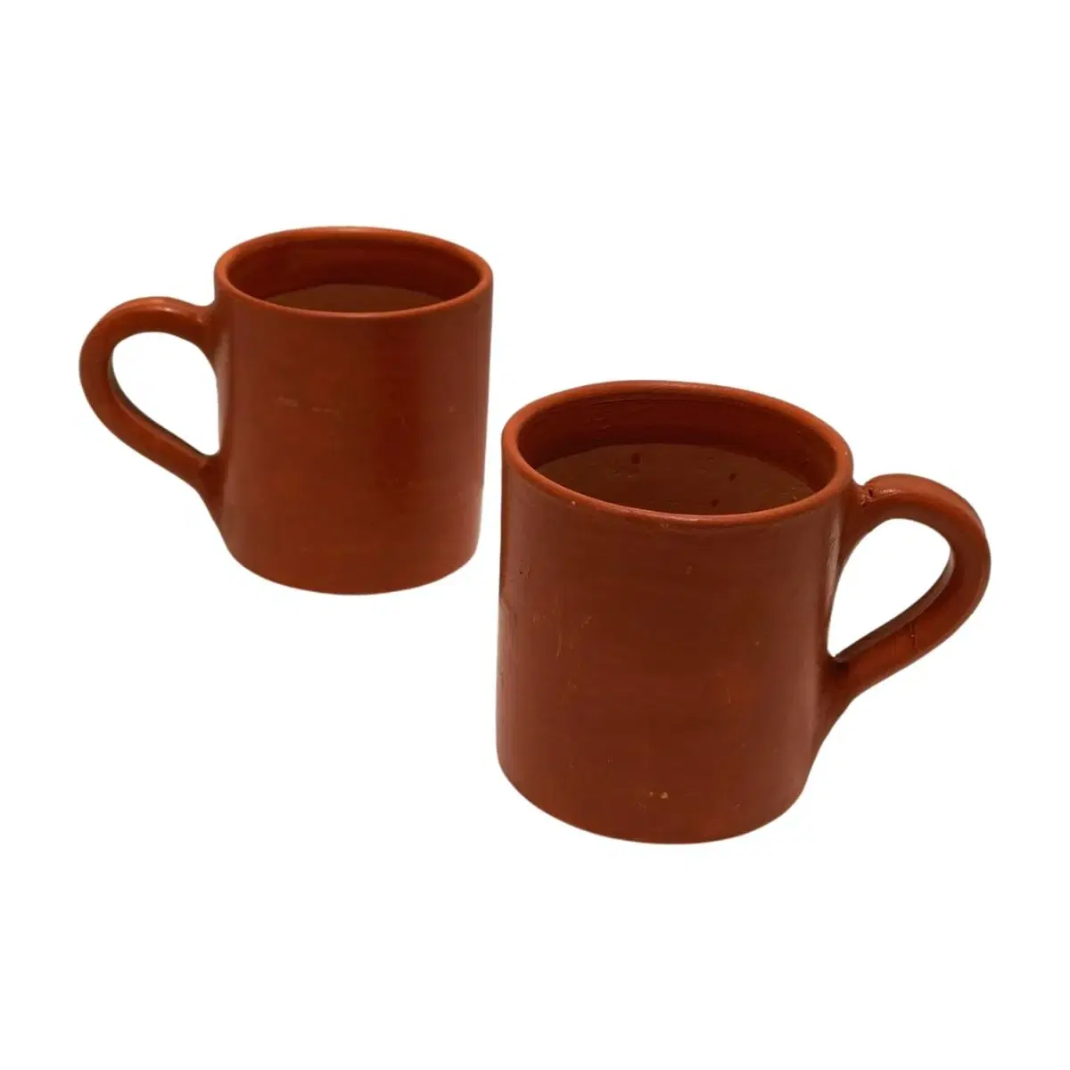 iINTELLIGENCEi Clay Coffee Mug Kulhad, 375 ml, Terracotta, 2 Qty