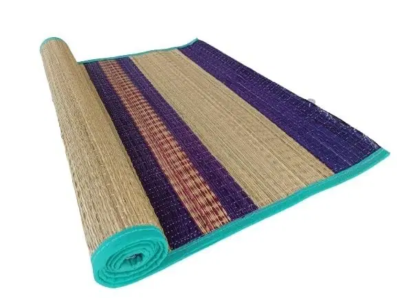 Korai Grass Mat, Natural Pai, 6 x 2.5 Feet, 2 Qty