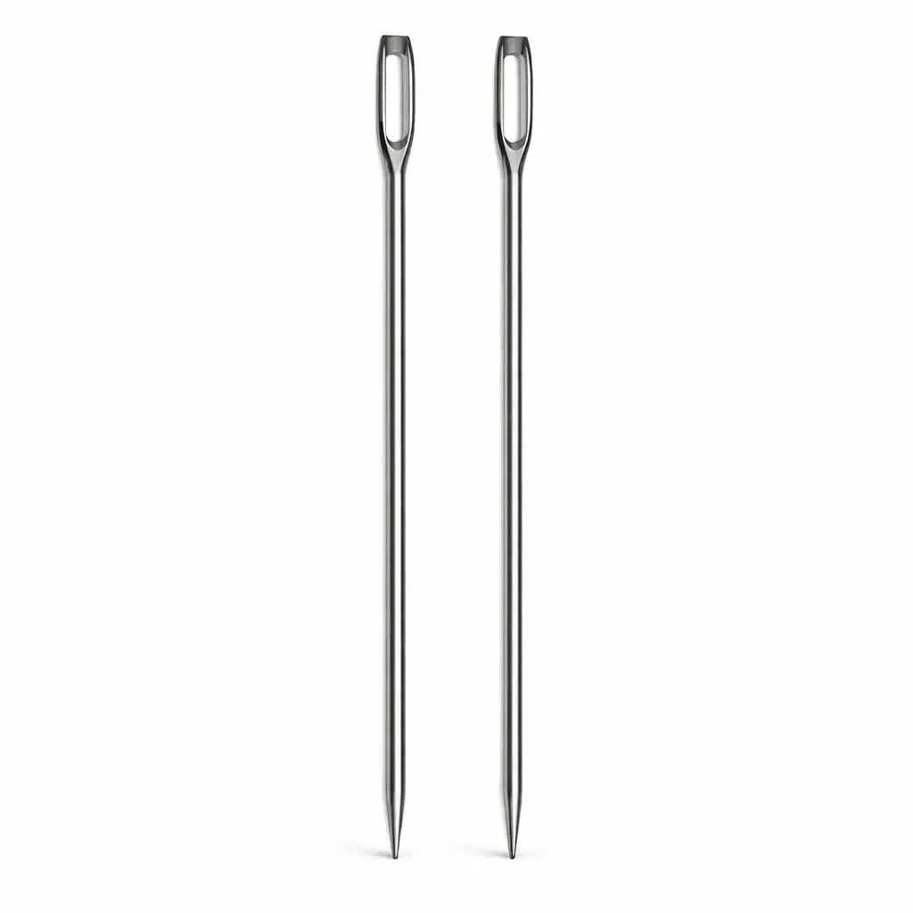Sack Needle Sewing, Steel, 20x0.5x0.5 cm, 2 Qty