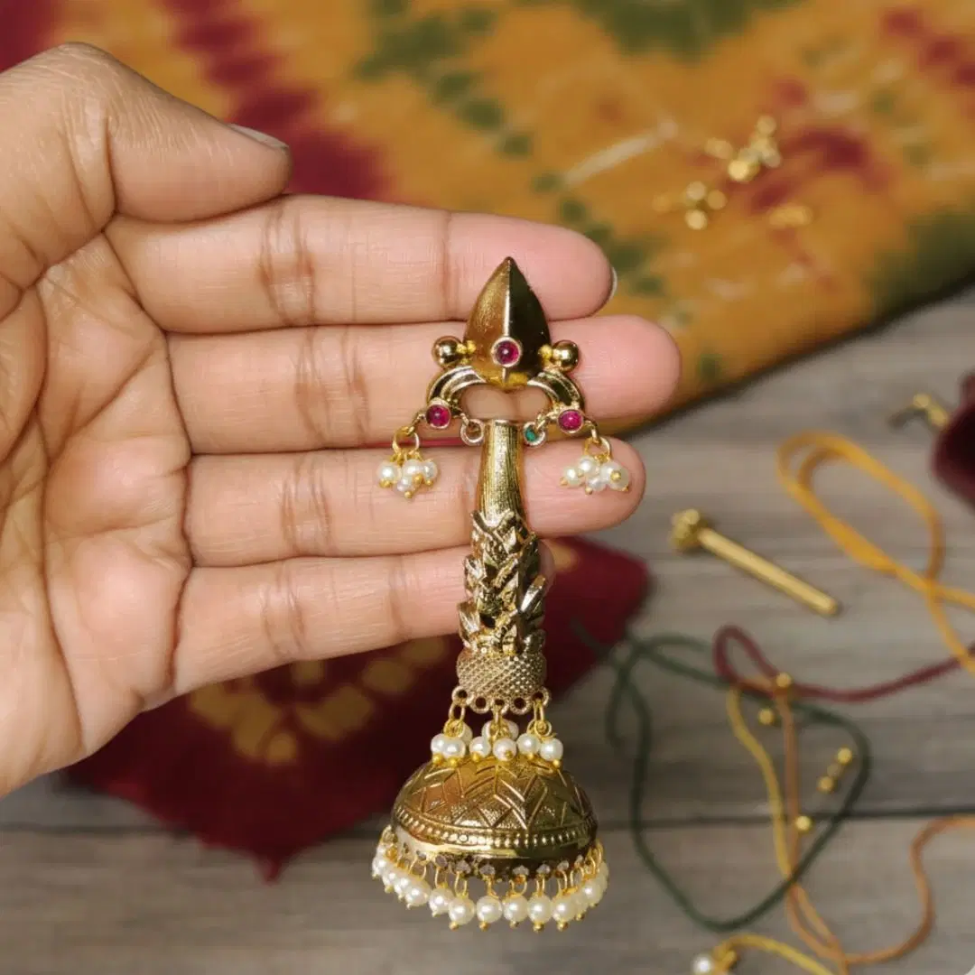 Tahaniya Trendy Kashmiri Jhumka Jhumki Earring