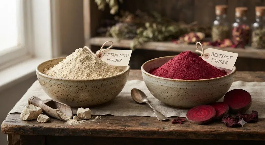 Divine Ethnics Multani Beetroot Face Pack Powder