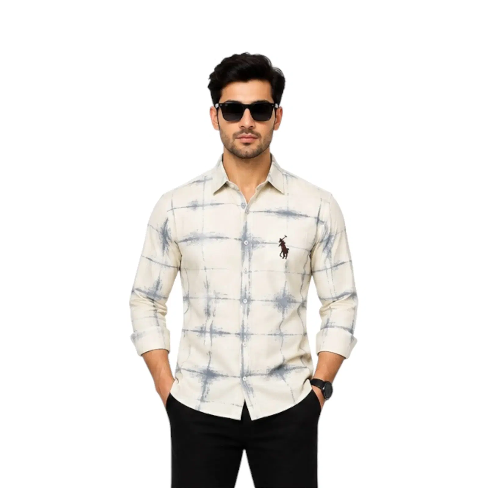 One Drop Men's Printed Casual Shirt