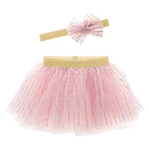 Stephen Joseph Flamingo Tutu and Headband Set - Pink Accessories for Little Ones - Costume, Playful Dress-Up, Kids' Dancewear