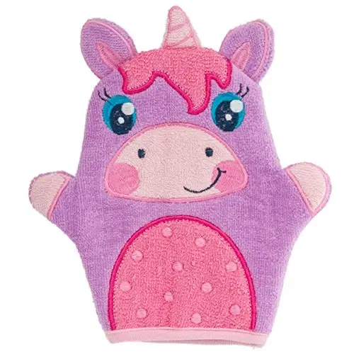 Stephen Joseph Bath Mitts, Unicorn