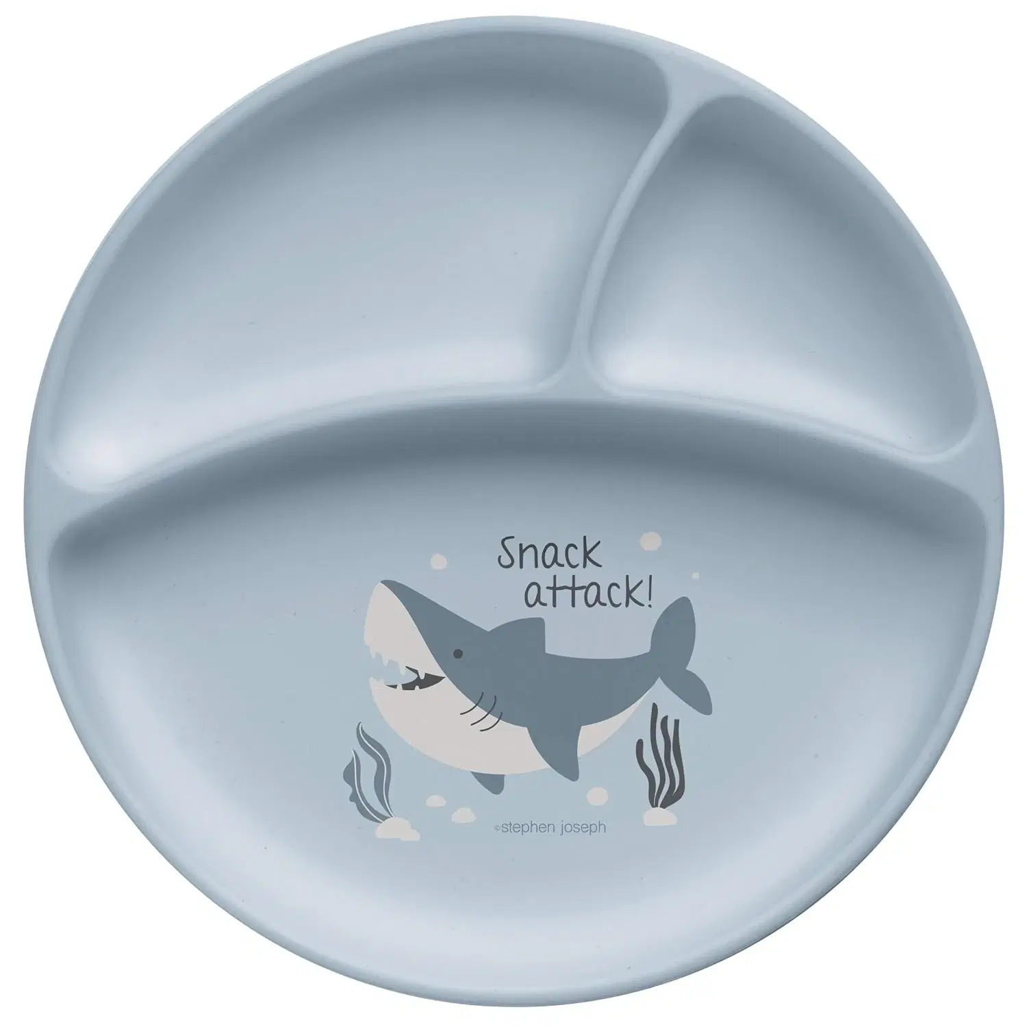 Stephen Joseph Silicone Plate (Shark)