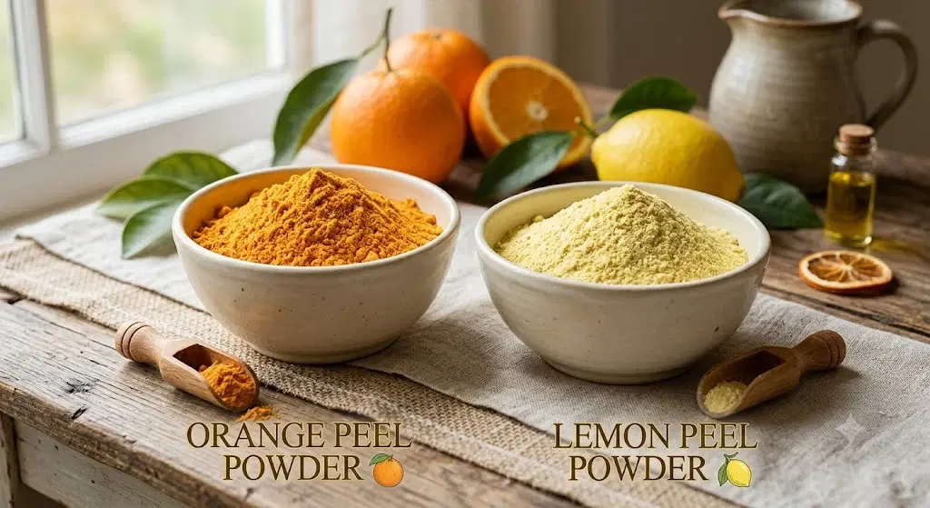 Divine Ethnics Orange Lemon Peel Face Pack Powder