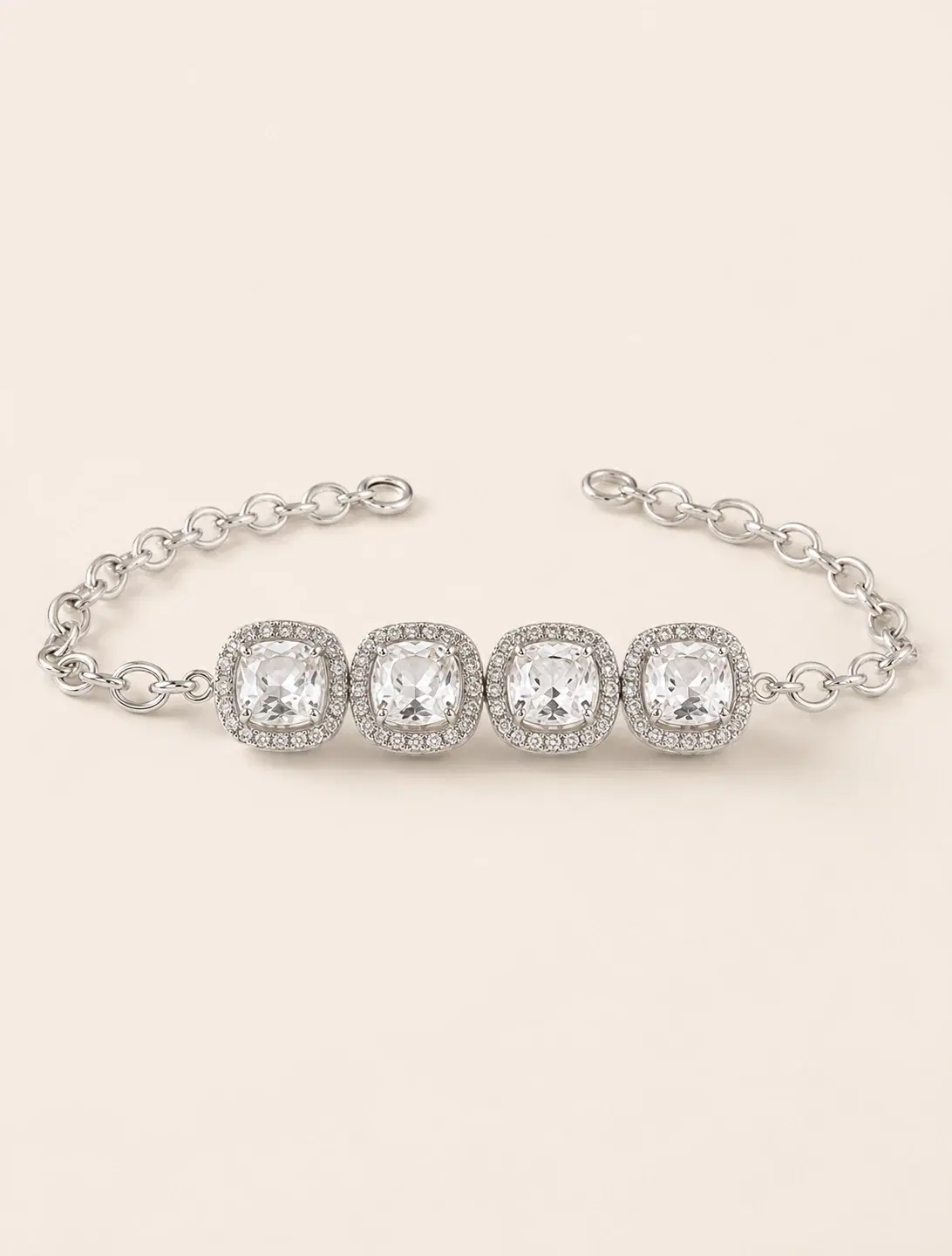 Crystal Square Bracelet
