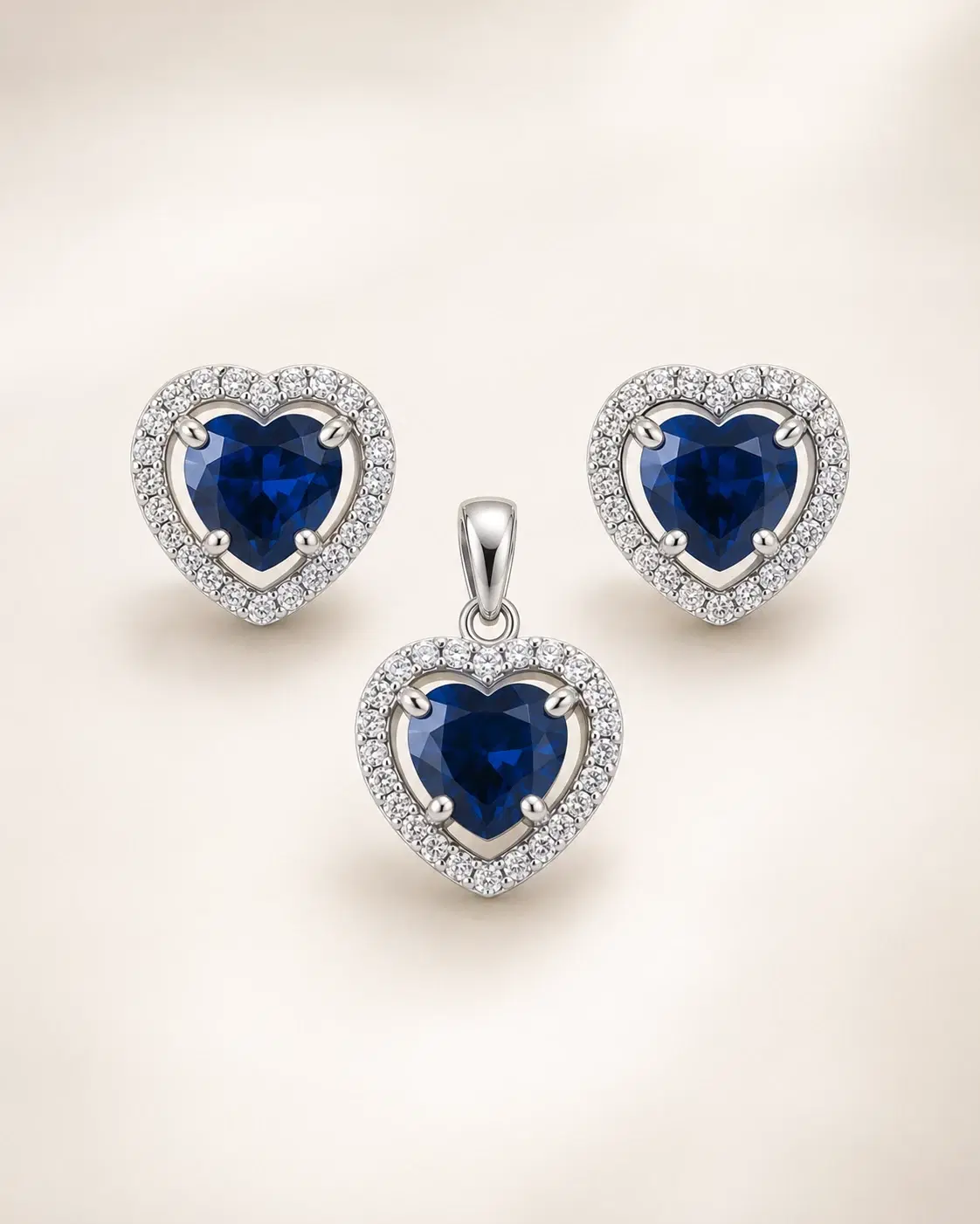 Sapphire Heart Set