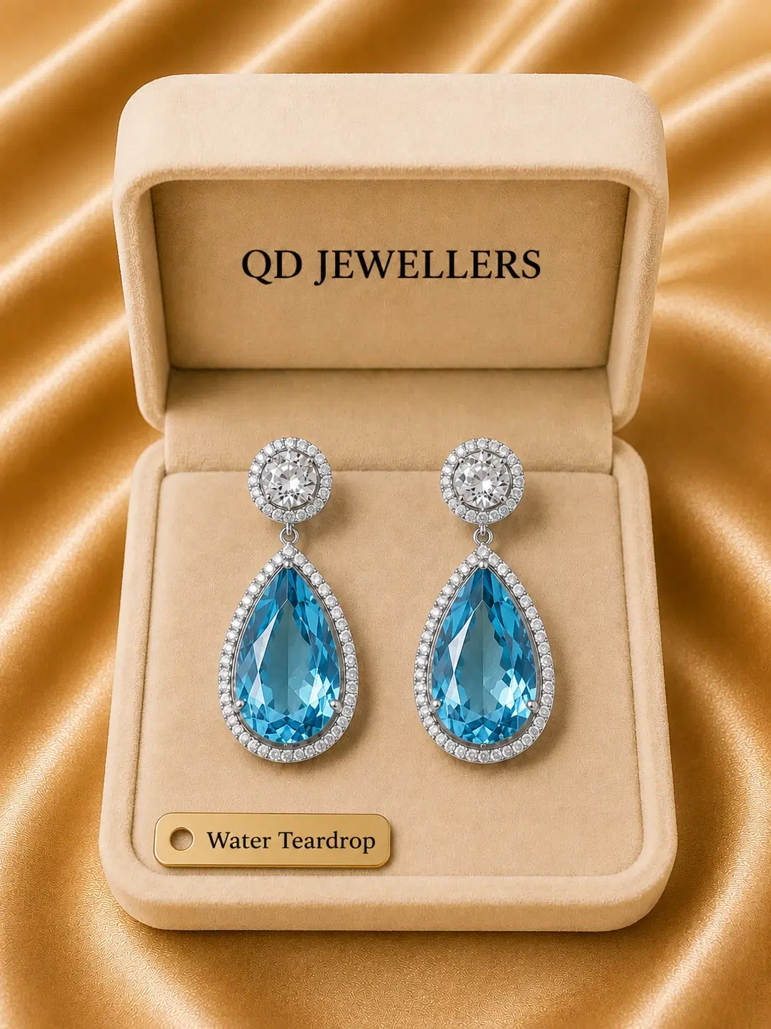 Water Teardrop Earrings