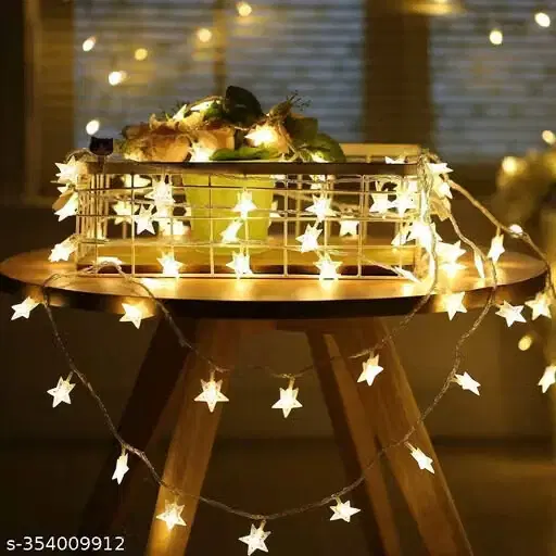 20 LED Star String Decorative Lights for Bedroom and Gift Hamper