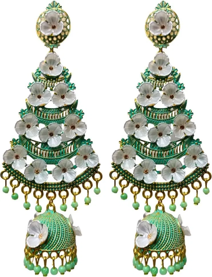 Tahaniya Sonrika Bloomed Jhumkas Jhumki Earring