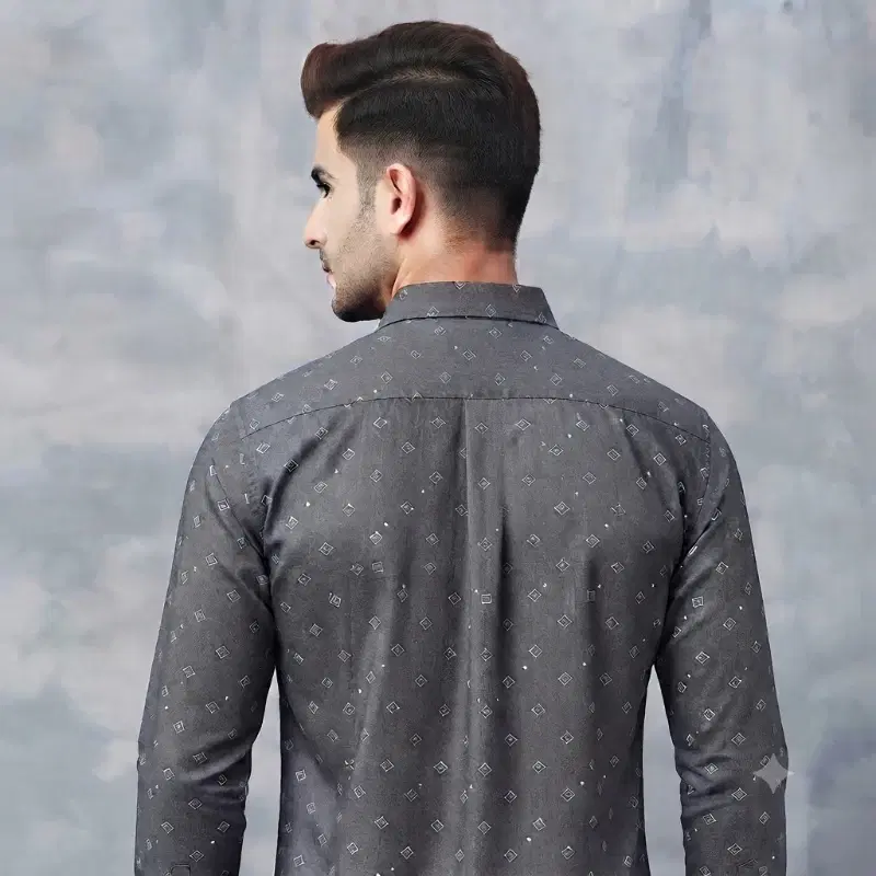 Men’s Grey Formal Shirt