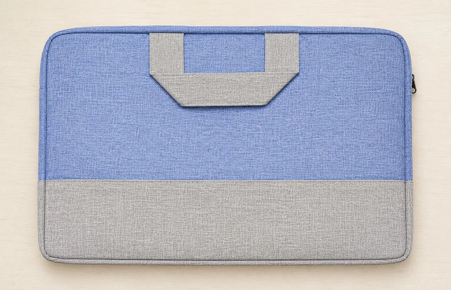 Blue and Grey Laptop Sleeve Carry Bag