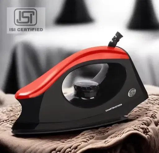 Chartbusters Non-Stick Dry Iron with Temperature Control & 360° Swivel Cord